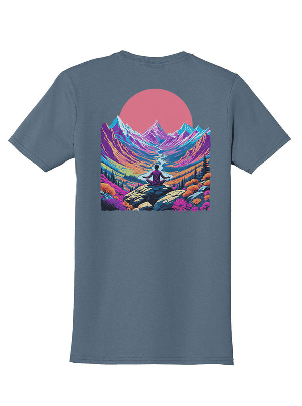 Tranquility Back Print with Pocket Print T-Shirt